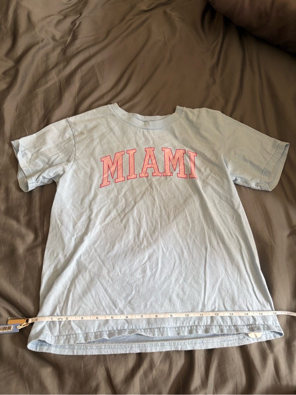 Kids Light Blue 'Miami' Graphic Tee